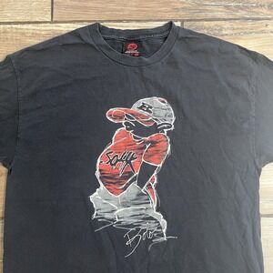 Vintage School of Hard Knocks T-Shirt Double Sided Black Mens Size Xlarge